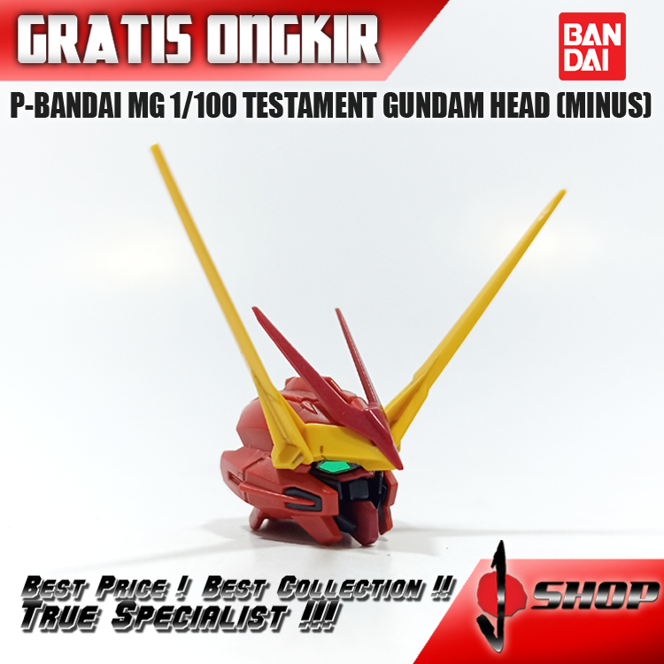 P-BANDAI MG 1/100 TESTAMENT GUNDAM HEAD (MINUS) LTDMG269