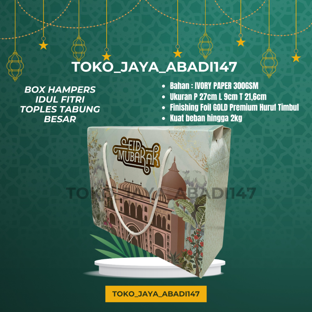 

BOX HAMPERS IDUL FITRI / BOX HAMPERS LEBARAN / KOTAK HAMPERS IDUL FITRI / KOTAK HAMPERS LEBARAN / KOTAK HAMPERS TABUNG BESAR / BOX HAMPERS RAMADAN / HAMPERS RAMADAN / HAMPERS RAMADHAN / BOX HAMPERS HARI RAYA / KOTAK HAMPERS HARI RAYA / GABLE BOX HARI RAYA