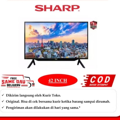 TV Sharp LED 42 Inch 2T C42dd1/BD Digital Tv Original Garansi Resmi