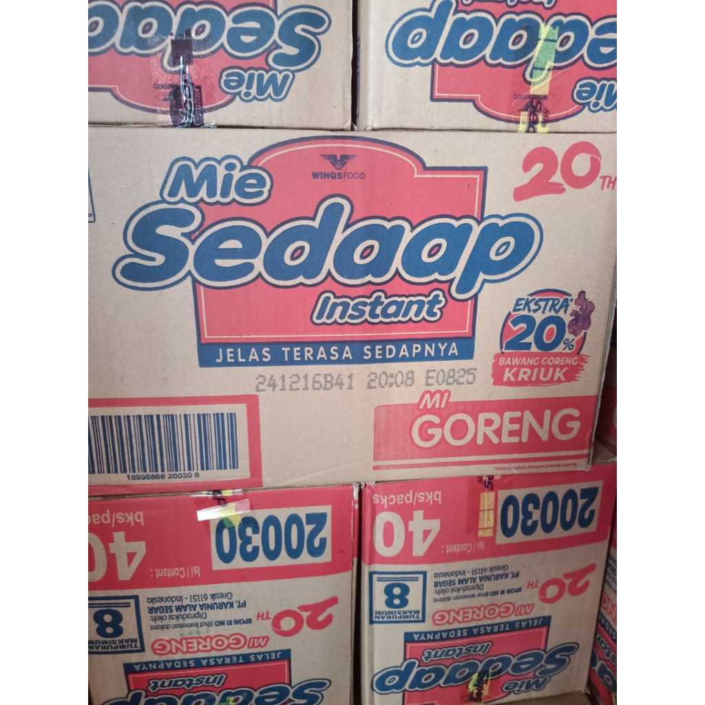 

MIE SEDAP GORENG KARTONAN