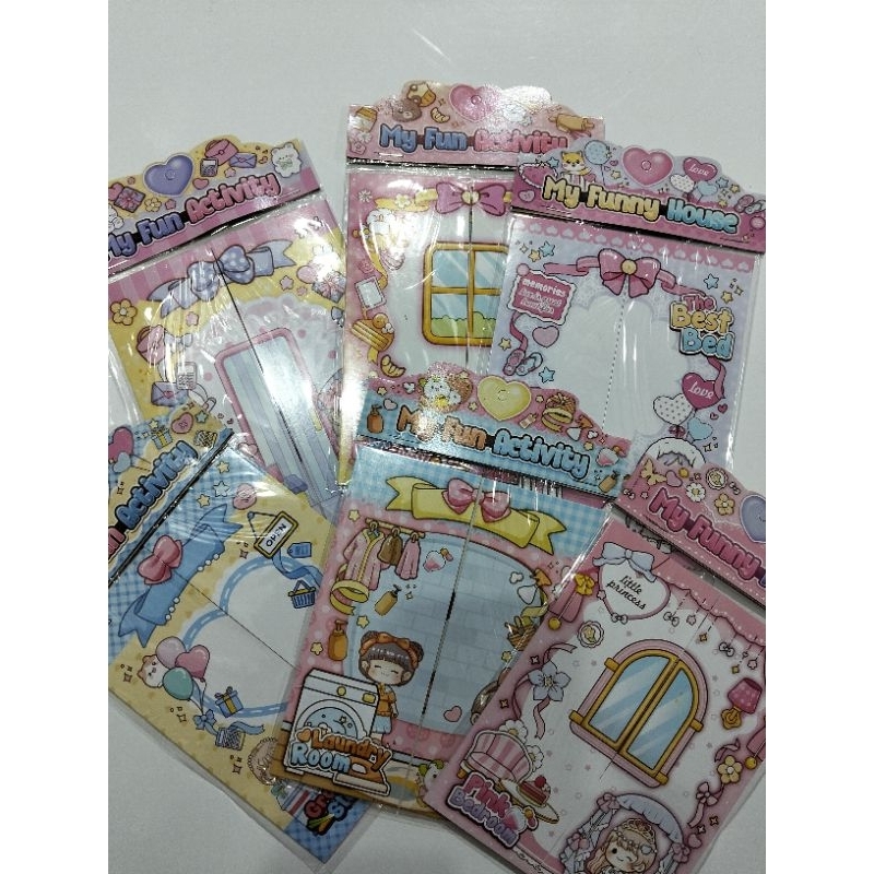 

funny house/stiker rumah DG 10pcs