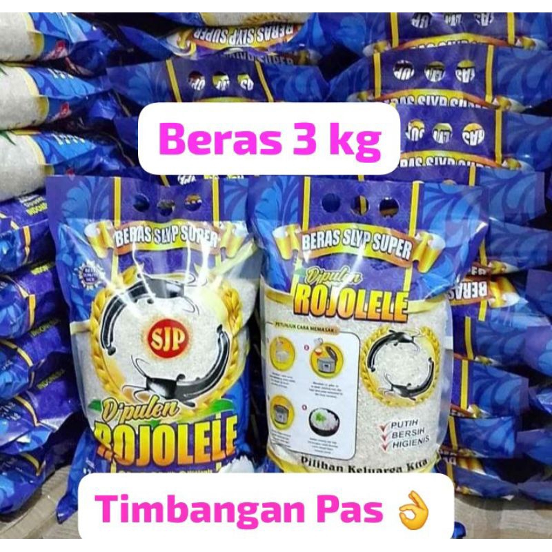 

Beras 3kg Baras Zakat Cap Rojolele