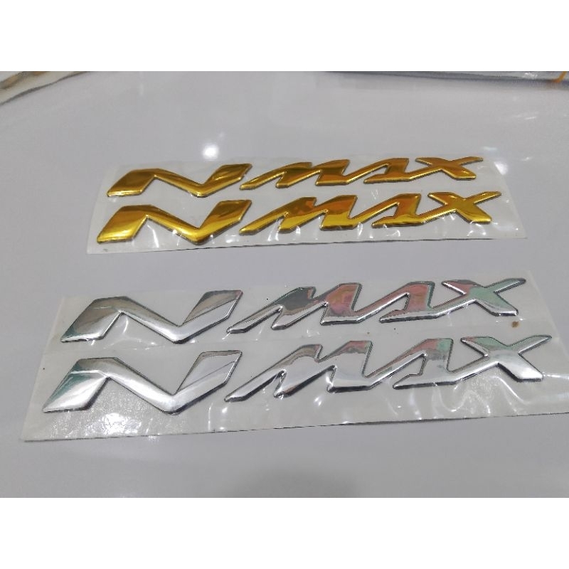 emblem nmax bahan tebal seperti ori gold