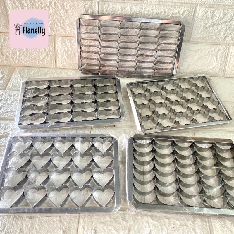 CETAKAN KASTANGEL SALJU KACANG KUE KERING GANDENG BESAR