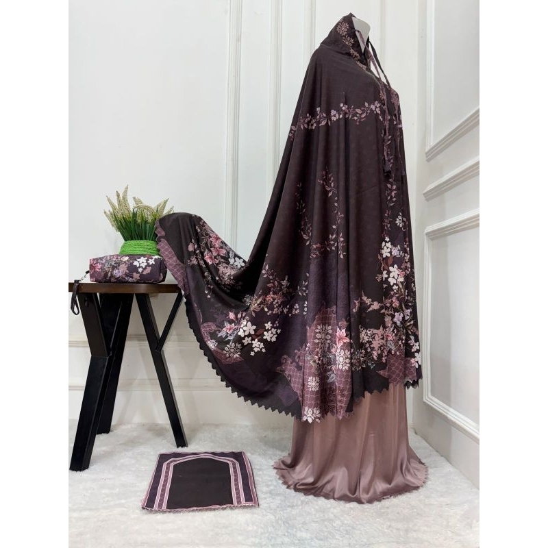 MUKENA MARYAM PREMIUM BEST SELLER LEMBUT JATUH NYAMAN SUPER JUMBO FREE SAJADAH MUKA + TAS