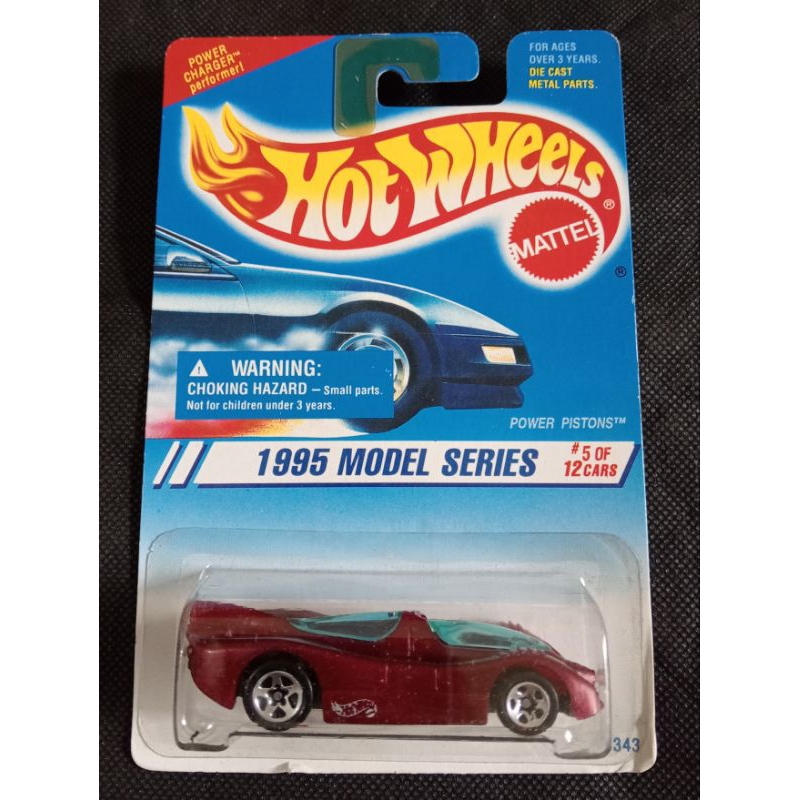 HOT WHEELS POWER PISTONS MERAH
