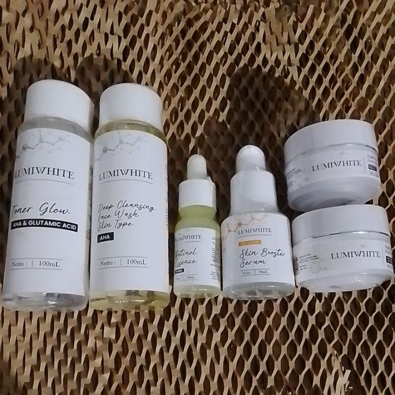 PAKET SKINCARE LUMIWHITE 6 IN 1