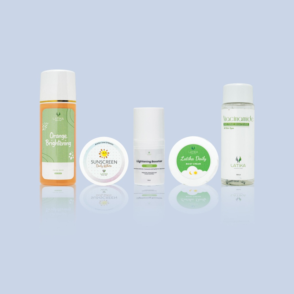 Latika beauty care paket cream premium whitening dengan moisturizer flek hitam dan memutihkan