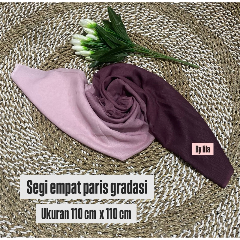 Segi Empat Paris Gradasi Series Kekinian Premium