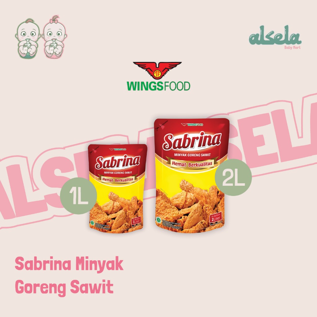 

Sabrina Minyak Goreng Sawit 1L & 2L (Pouch) Cooking Oil 1 Liter & 2 Liter