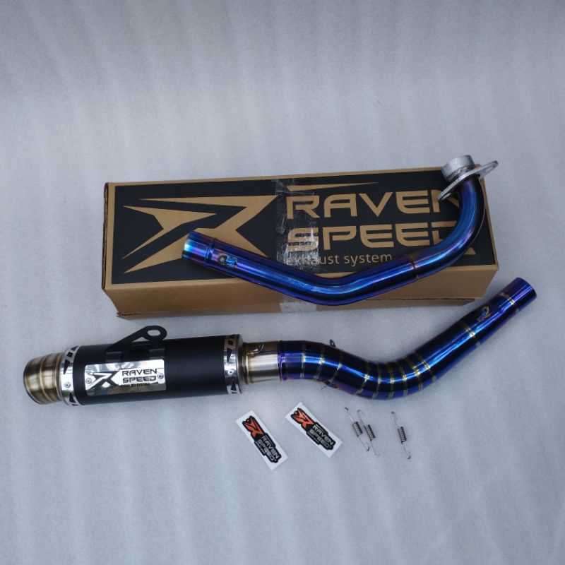 Kenalpot raven speed original Mx king jupiter mx jupiter Mx old malaysia style bluemoon