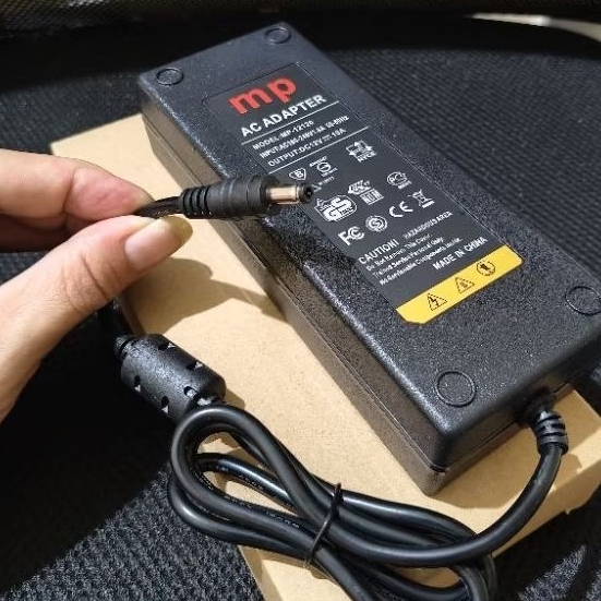 ADAPTOR 12V 10A POWER SUPPLY 12V 10A SWITCHING ADAPTOR LED Strip Monitor 12V 10A ADAPTOR Power Suppl