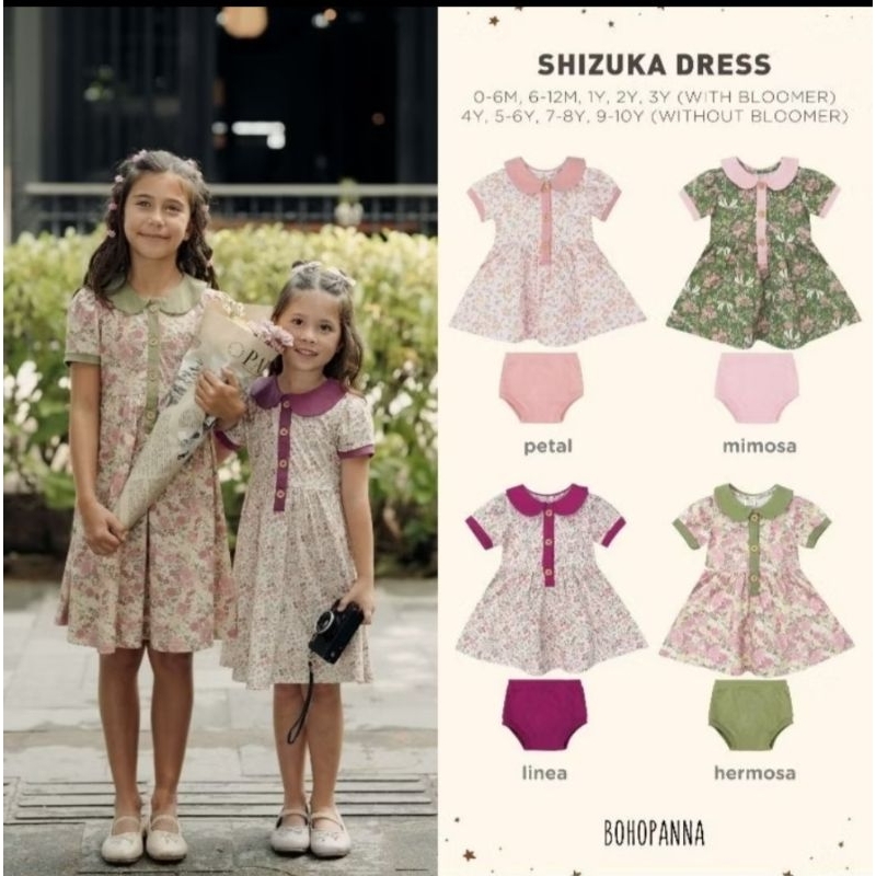 BOHOPANNA - SHIZUKA DRESS BOHOPANNA - DRESS ANAK BOHOPANNA - DRESS ANAK - DRESS BAYI