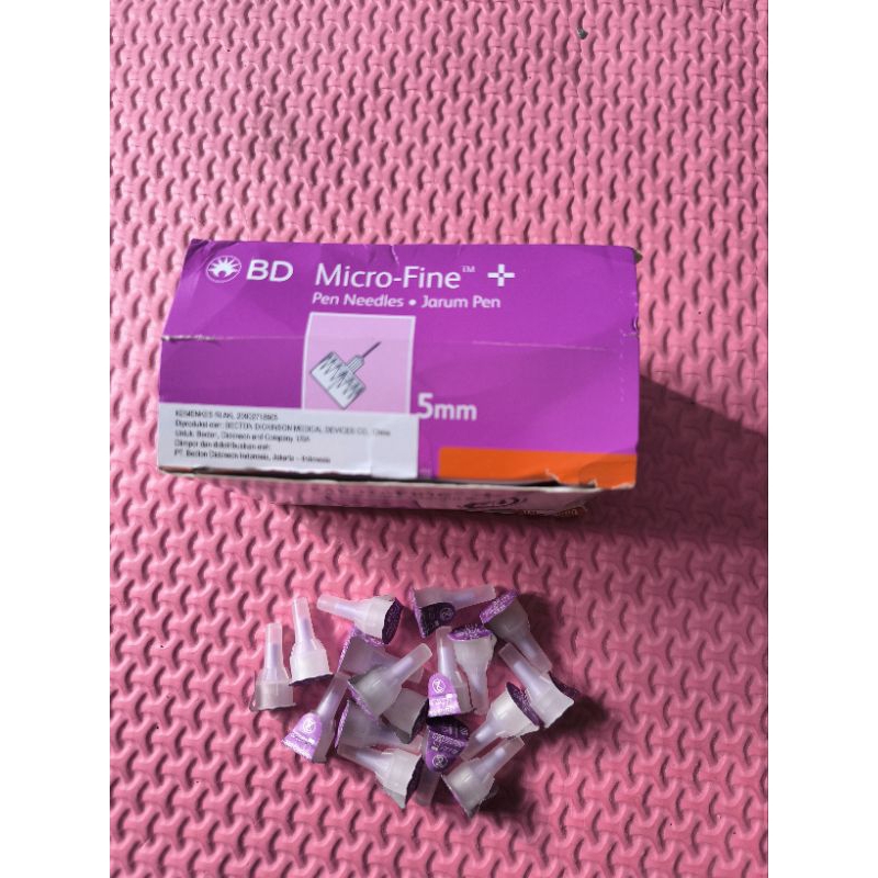 [ECERAN] - BD Jarum Insulin Ungu Microfine 31G x 5mm (0.25mm)