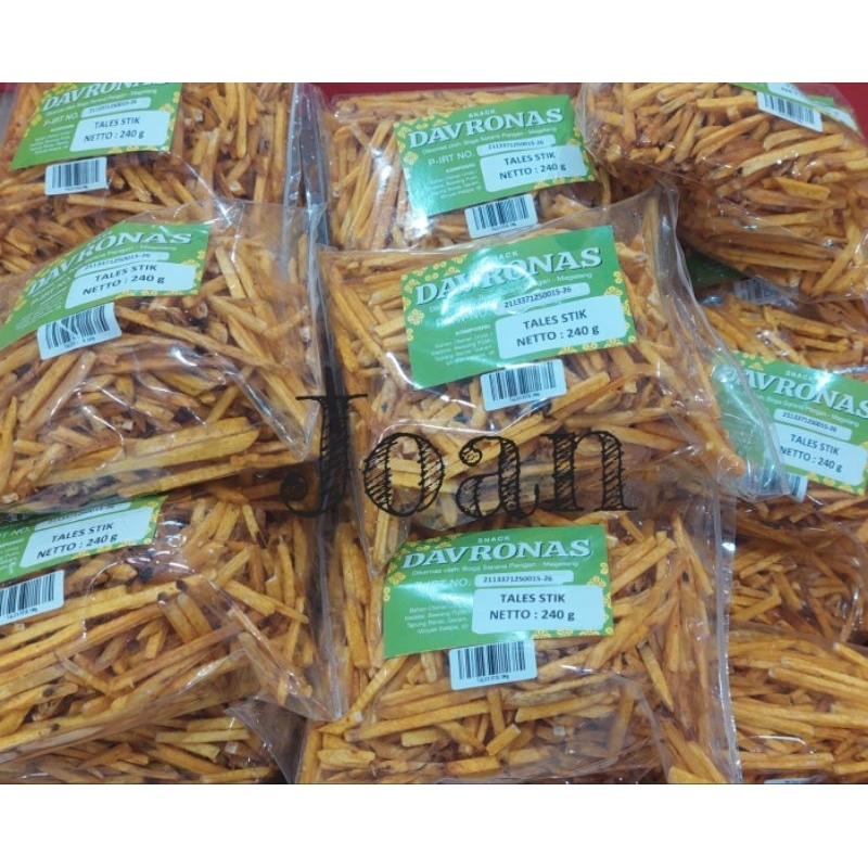 

TALES STIK 240gr Davronas / Camilan & Oleh Oleh Khas Magelang Jogja Solo