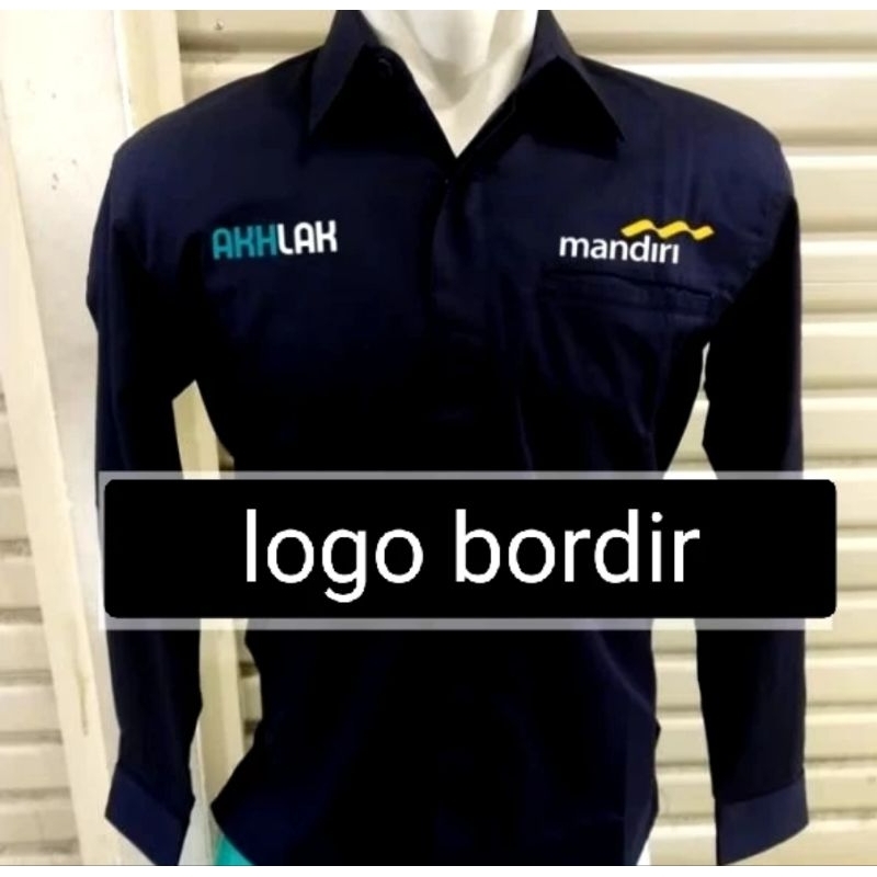 new kantong 1 kemeja BUMN mandiri kemeja Bank mandiri baju Bank mandiri seragam bank mandiri Pdh Ban