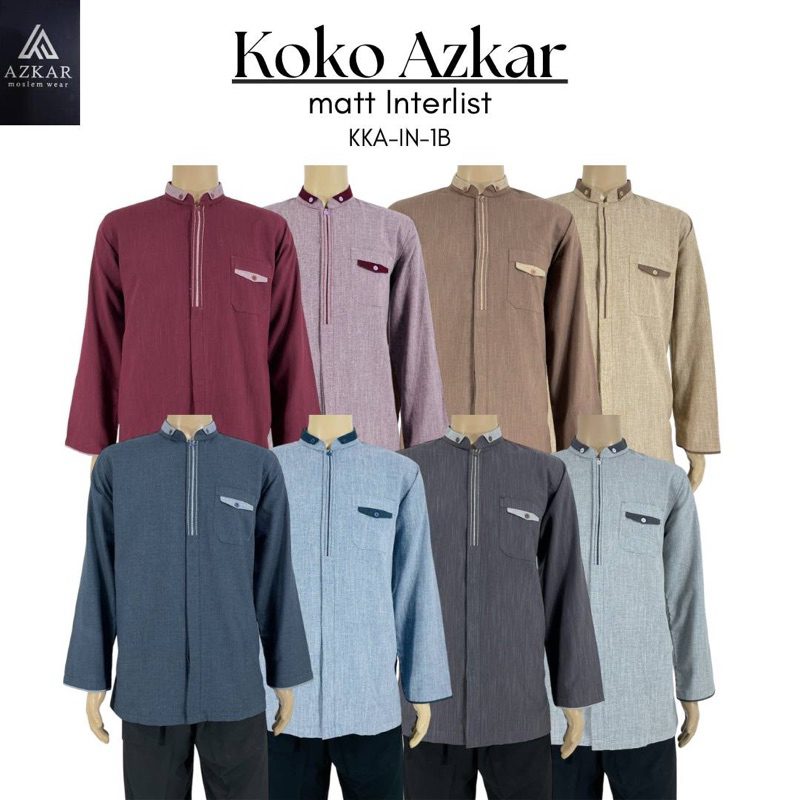 BAJU KOKO MUSLIM LENGAN PANJANG DESAIN-1