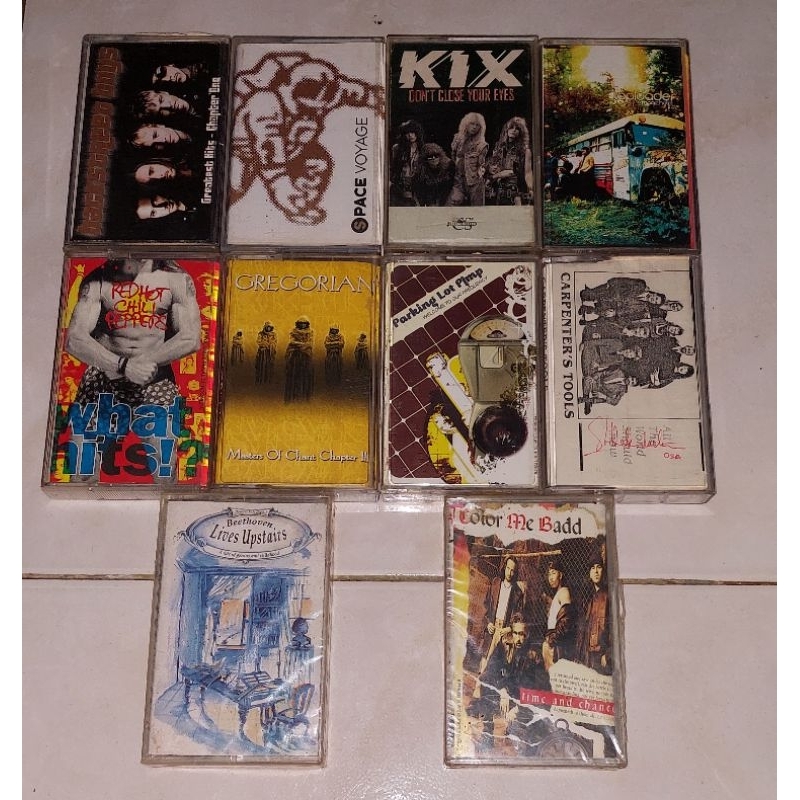 kaset pita BACKSTREET BOYS-Greatest Hits Chapter One / SPACE-Voyage / KIX-Don't Close Your Eyes / TO