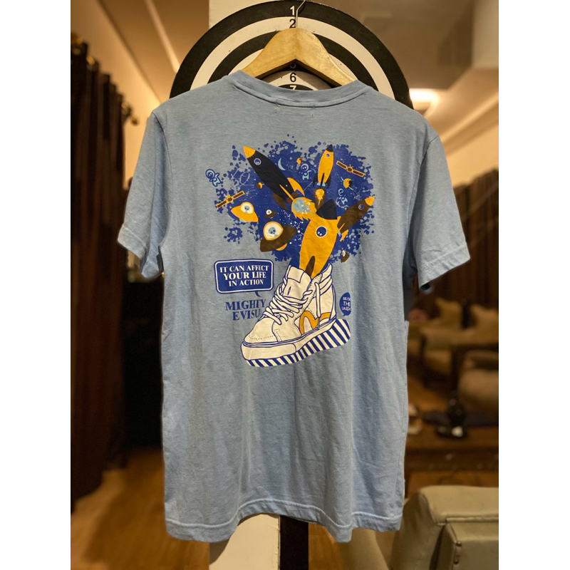 Kaos Evisu Big Logo Shoes Vintage