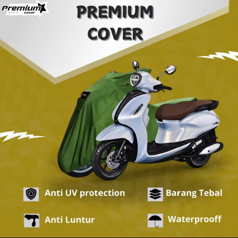 sarung cover motor yamaha vilano premium anti air