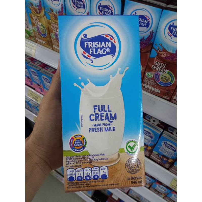 

Termurah Frisian Flag Family UHT Full Cream 946ml - Exp Desember 2025
