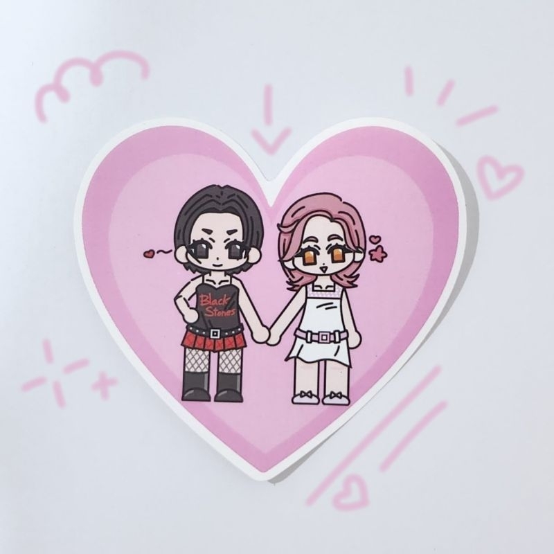 

NANA sticker pink heart deco kurang lebih 8x8 CM (mohon baca deskripsi terlebih dahulu)