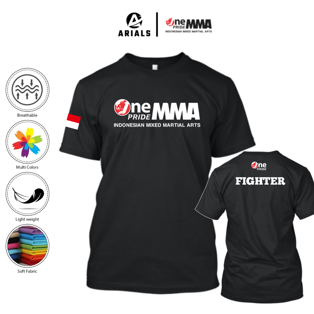 Arials Kaos Baju One Pride MMA Fighter