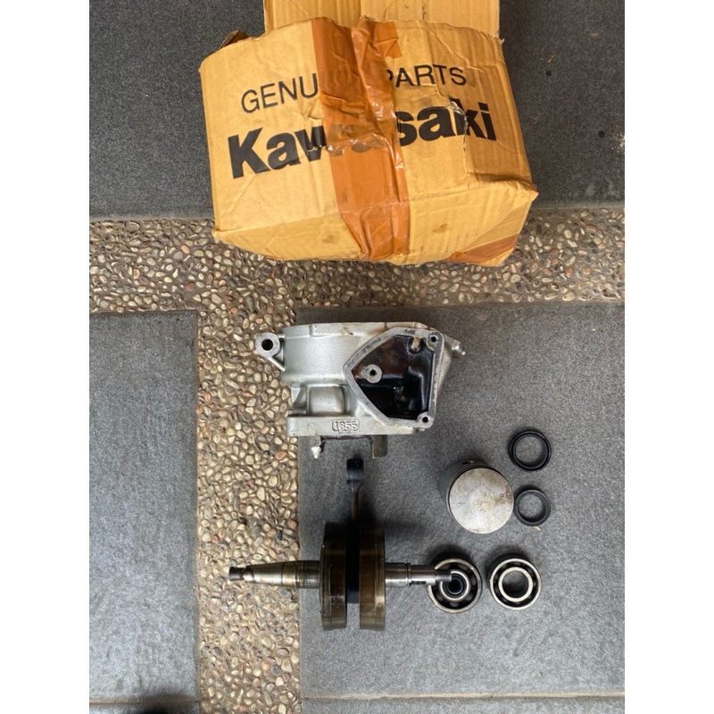 Blok Set 1855 Piston Taang Seher Kruk As NINJA R RR SS ZX Copotan Pen 15 ASLI KAWASAKI
