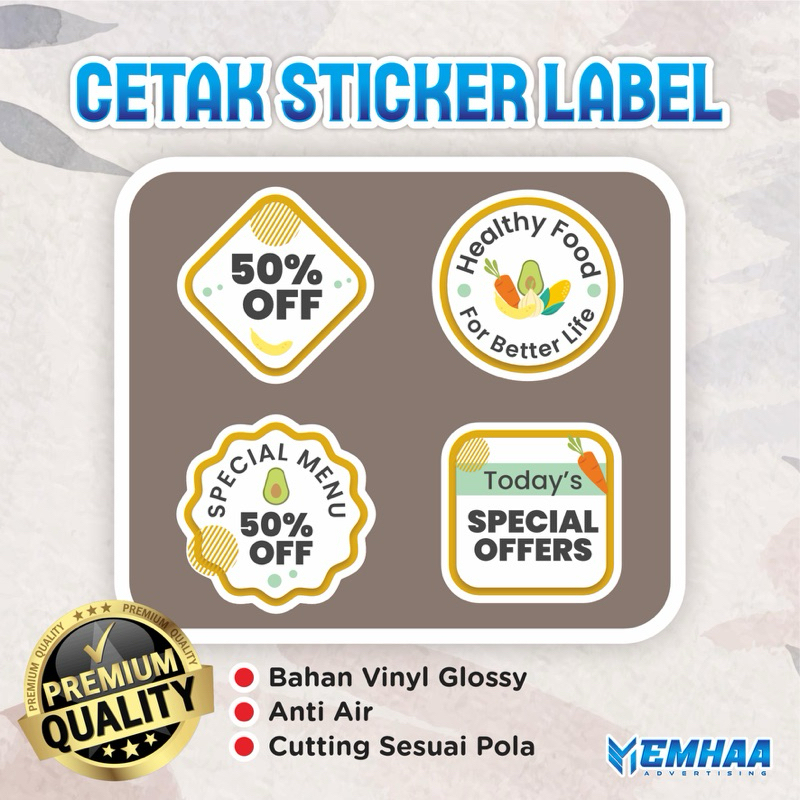 

STIKER LABEL VINYL A3+