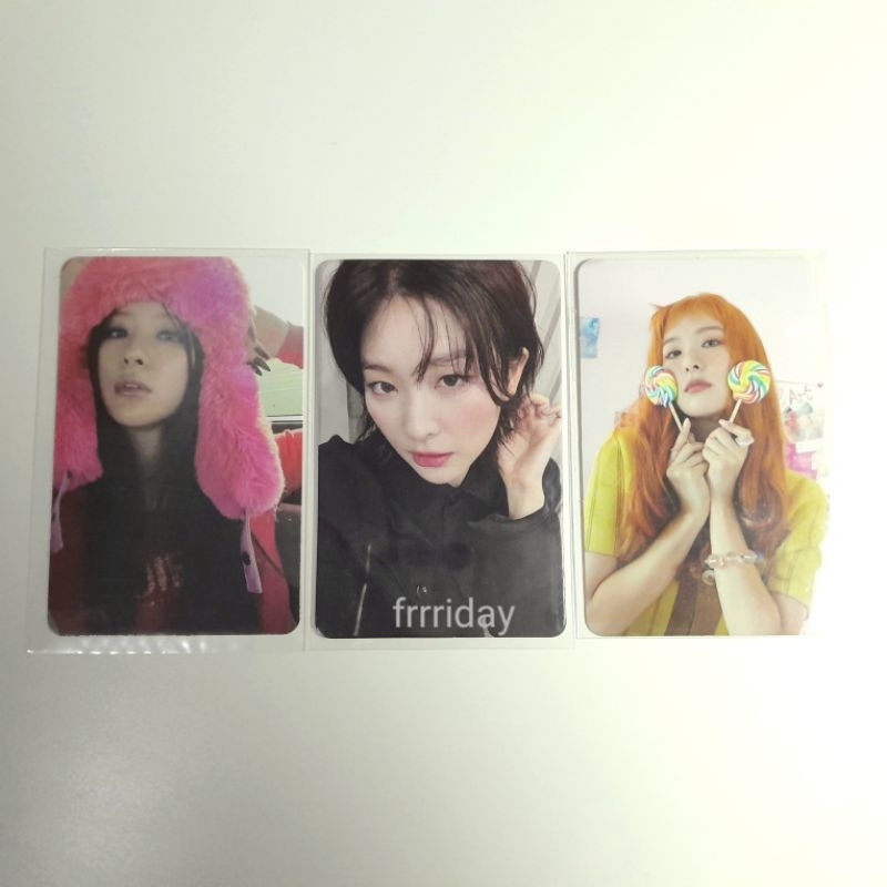 [READY STOCK] PHOTOCARD RED VELVET SEULGI CINEMA CGV QUEENDOM BIRTHDAY ALBUM PC RV