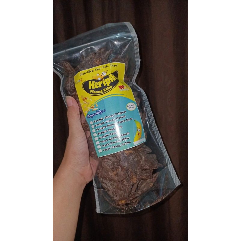 

Keripik pisang coklat tabur