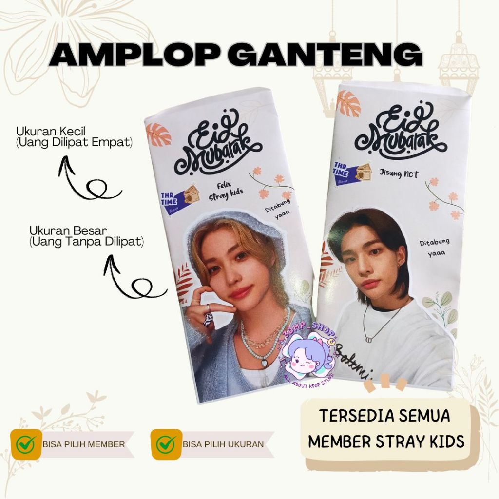 

Amplop Angpao Lebaran Idul Fitri KPop Stray Kids