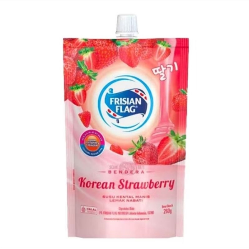 

Frisian Flag Kental Manis Korean Strawberry 260g