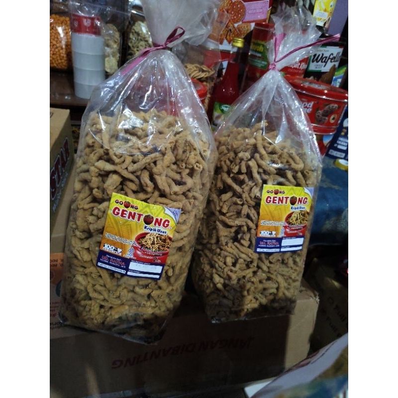 

keripik usus cap gentong