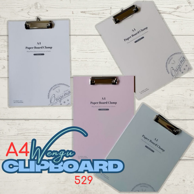 

Clipboard A4 Wengu 509 dan 529 | Warna Pastel
