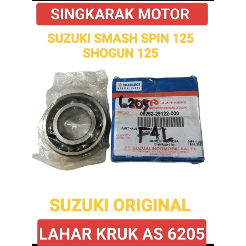 LAHAR BEARING 6205 SUZUKI SMASH SPIN 125 SHOGUN 125 SUZUKI ORIGINAL