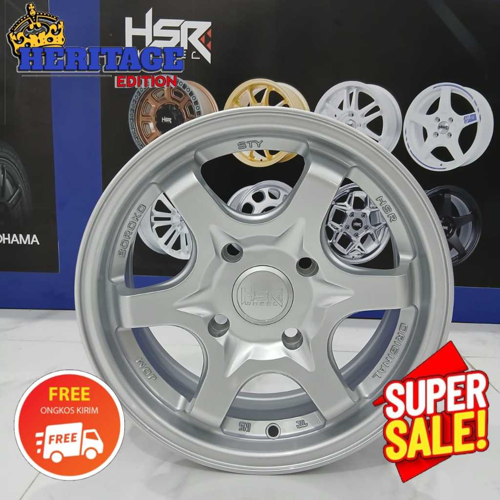 Velg mobil colt ss futura kijang panther xenia avanza murah ring 14 velg hsr wheel sty manado