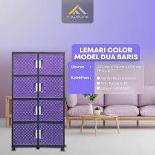 Lemari Fawsline Jumbo 4 susun | lemari fawsline color 4 susun Lemari 4 Tingkat BATAM
