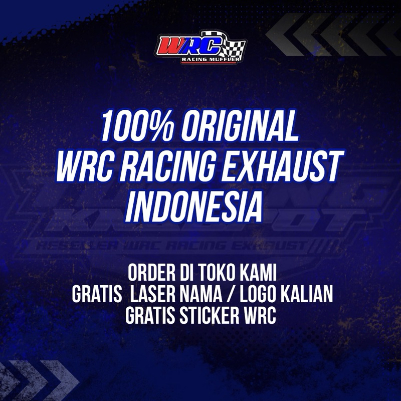 WRC KNALPOT SPECIAL REQUEST 100% WRC ORIGINAL / FREE LASER NAMA / FREE REQUEST SUARA / WRC RACING EX