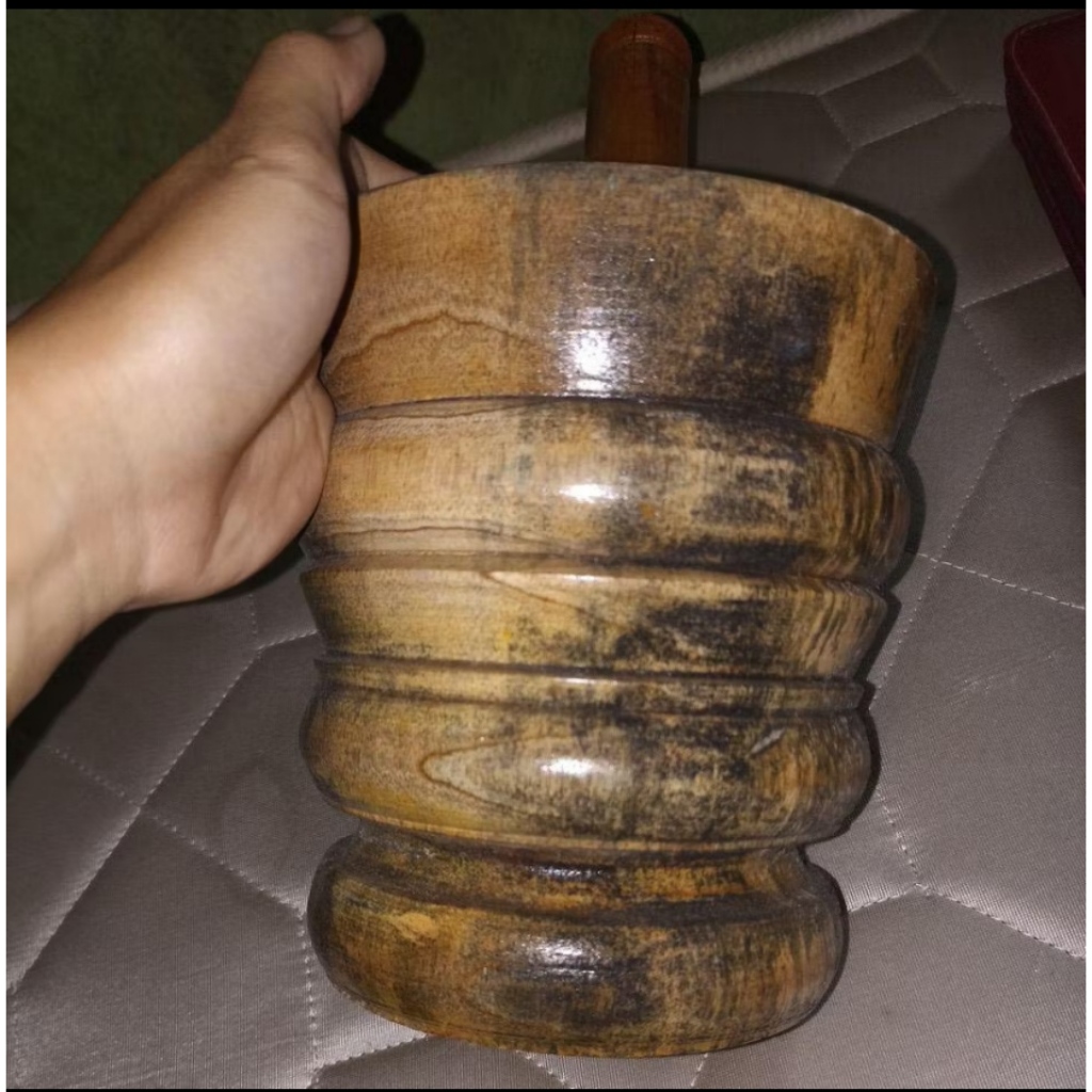Lumpang Kayu Besar Murah Promo Besar Tumbukan Kayu Tumbukan Bumbu Tumbukan Getuk Kayu Tebal Alami Wa