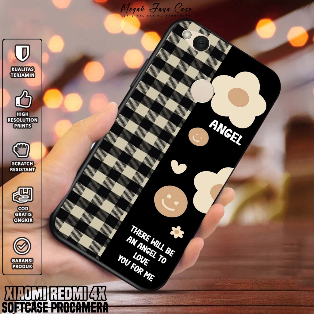 Softcase Xiaomi Redmi 4X - Case Hp Xiaomi Redmi 4X Motif BUNGA - Silikon Hp Xiaomi Redmi 4X - Casing