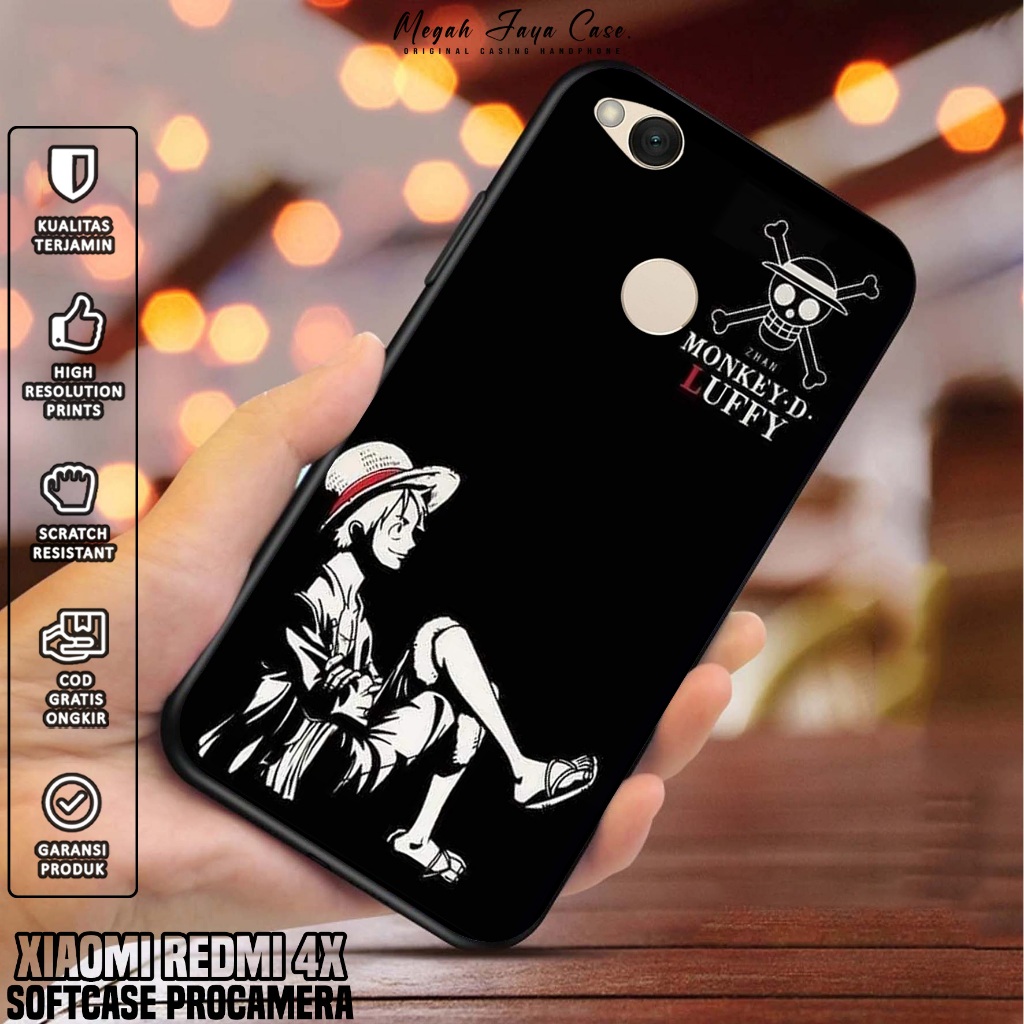 Softcase Xiaomi Redmi 4X - Case Hp Xiaomi Redmi 4X Motif OP - Silikon Hp Xiaomi Redmi 4X - Casing Hp