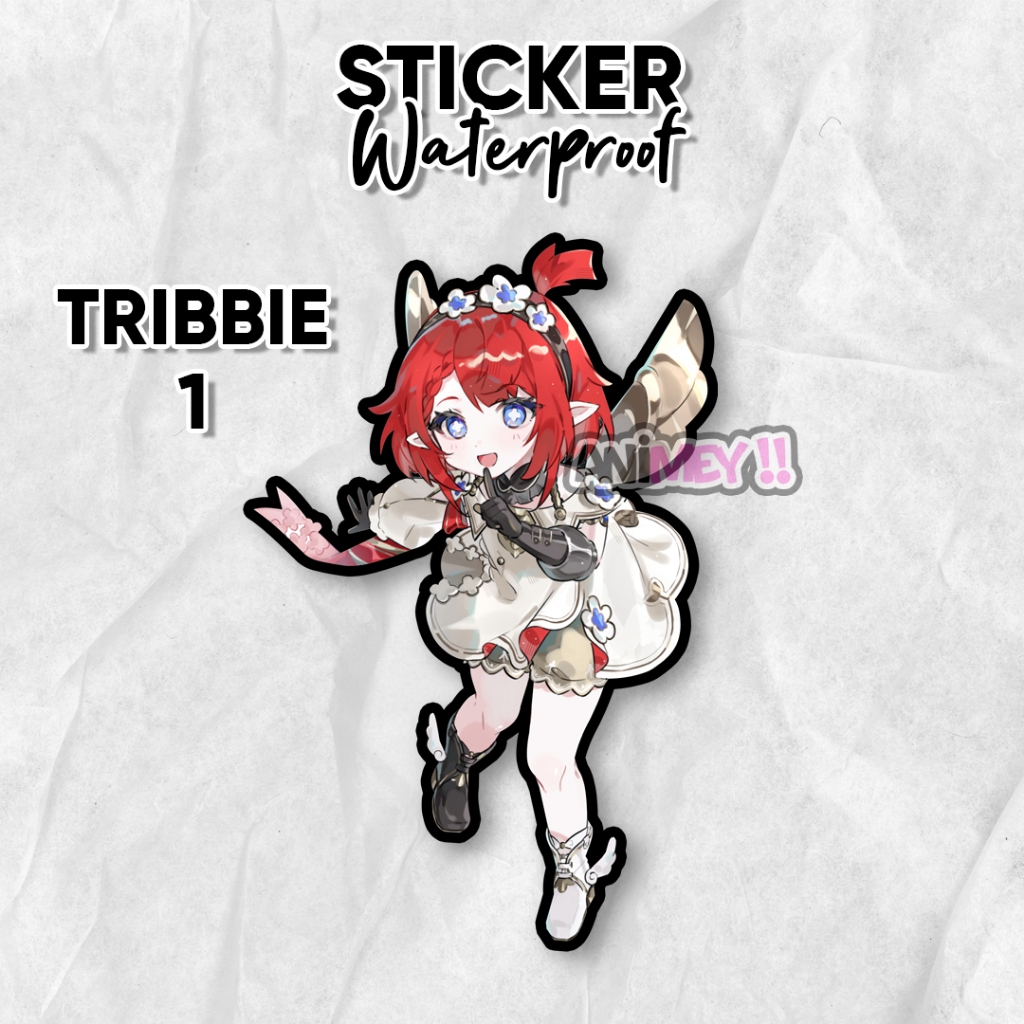 

Stiker Tribbie Game Honkai Star Rail / Sticker Anime Waterproof