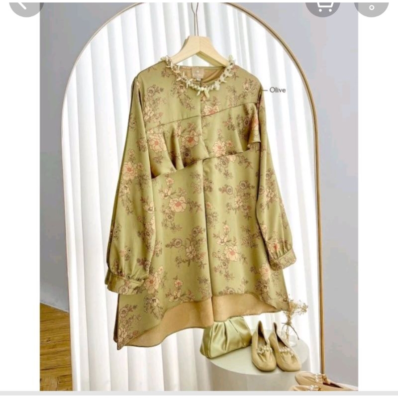 Kienka Gamis wanita lebaran busana muslim kekinian dress remaja gamis busui silk