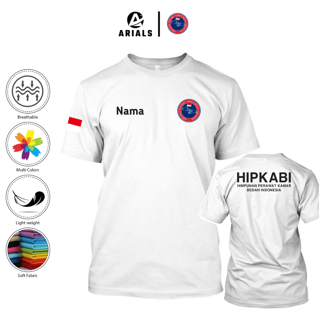 Arials Kaos Baju HIPKABI Himpunan Perawat Kamar Bedah Indonesia