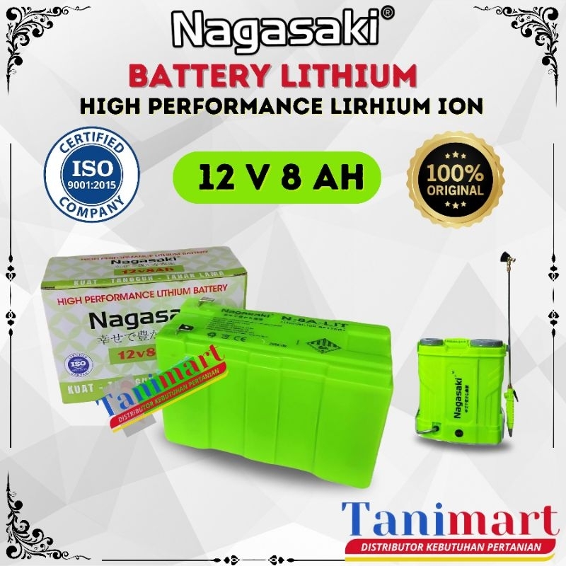 AKI LITHIUM ORI NAGASAKI / BATERAI LITHIUM NAGASAKI / BATERAI SPRAYER ELEKTRIK / AKI TANGKI CAS