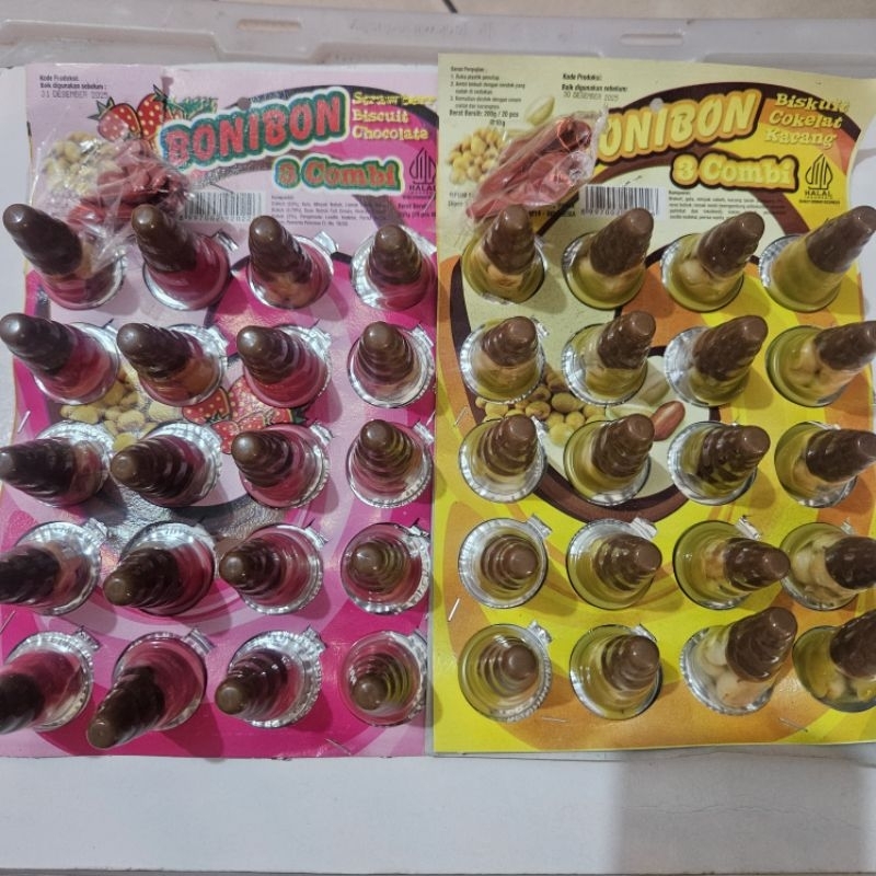 

coklat Bonibon 3 combi coklat cup coklat colek bonibon