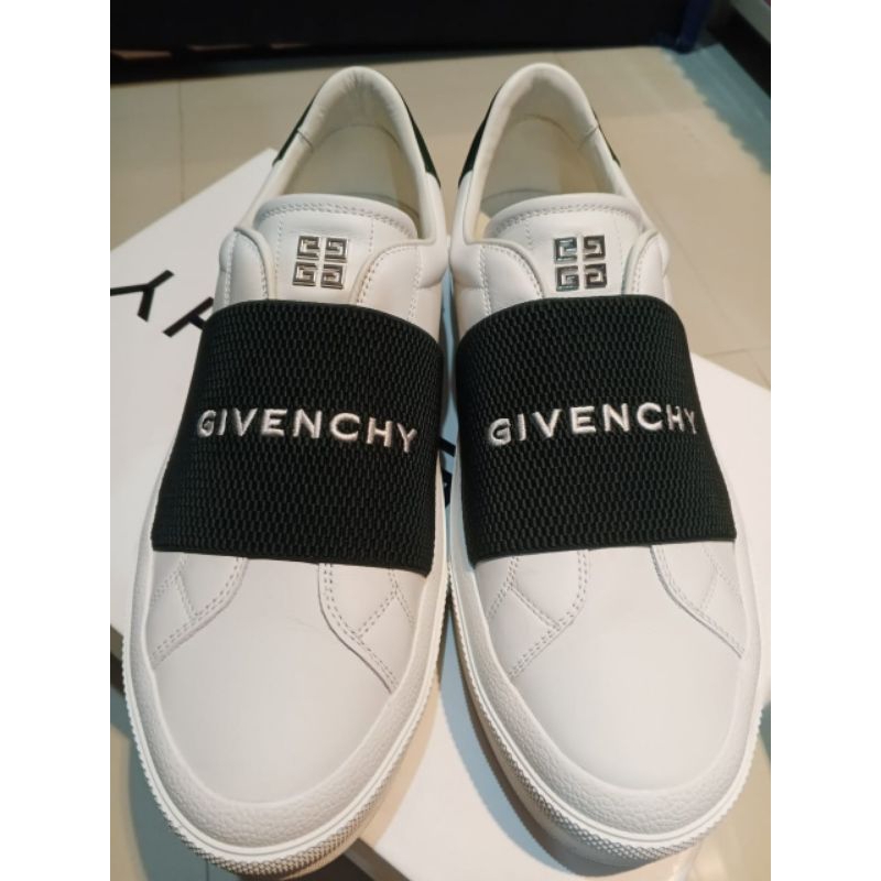 sepatu sneaker pria givenchy original white green size 42
