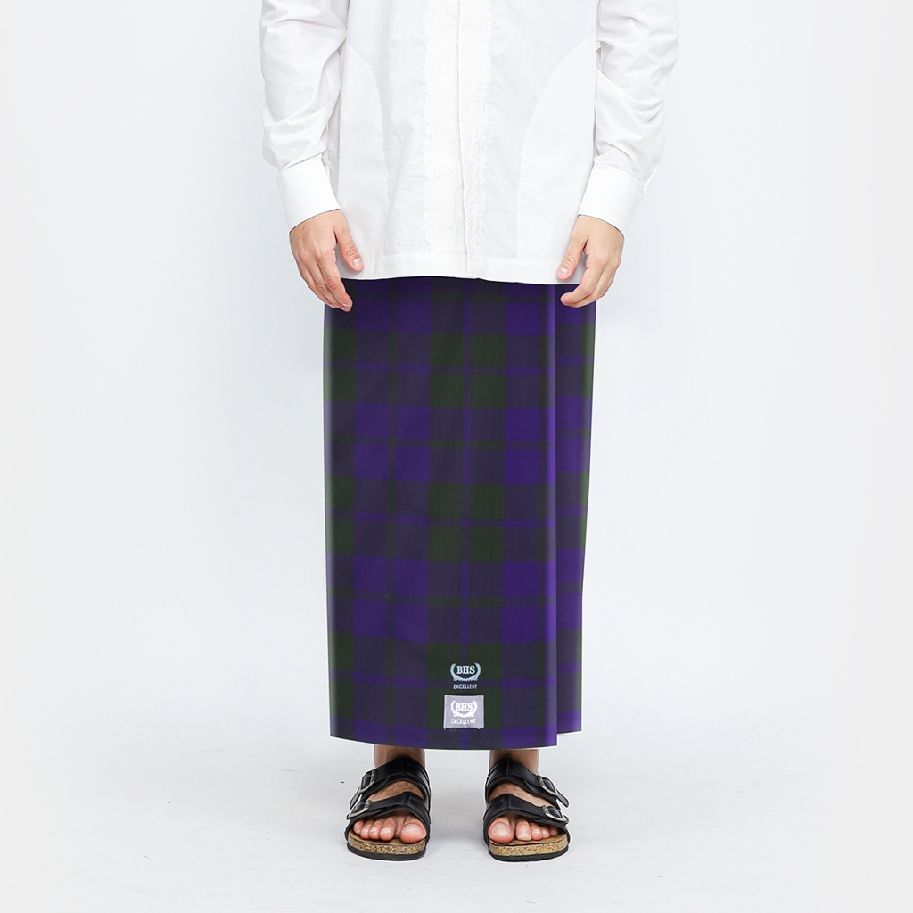 Sarung BHS Excellent Silver Motif E51 KDT Ungu Hijau Sarung BHS Original