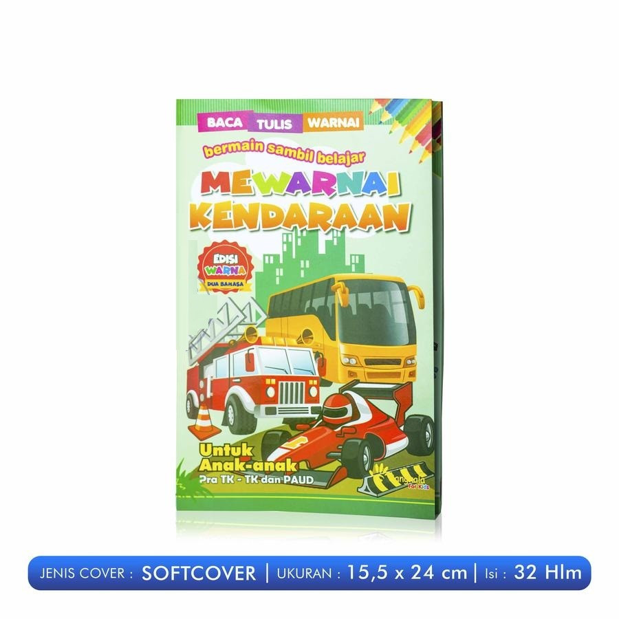 BERMAIN SAMBIL BELAJAR MEWARNAI KENDARAAN